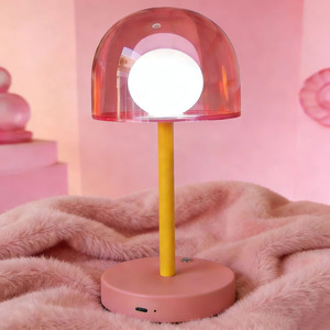 Lámpara de Mesa Decorativa para Sala de Estar Estilo Nórdico, Moderna y Minimalista, Lámpara de Noche con Forma de Hongo para Habitación Infantil o Dormitorio - Product Image 4
