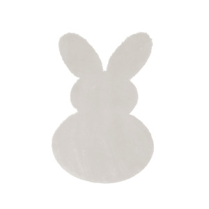 Solid Color Faux Rabbit <b>Fur</b> Rug Novelty Shape Machine Washable For Kids Bedroom Living Room American Style - Product Image 5