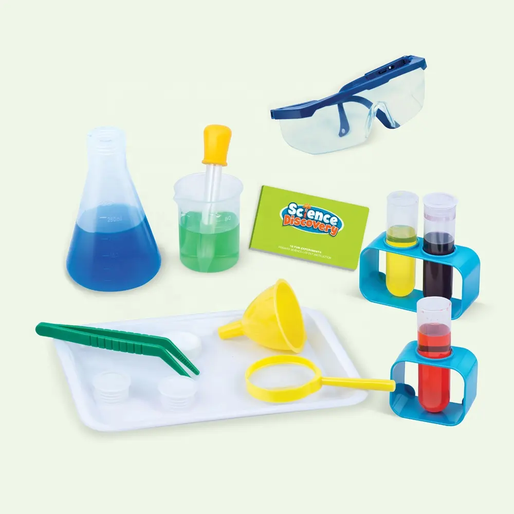 10 fun science chemical experiments discovery child intelligent learning toys for kid science and educational stem toy chemistry