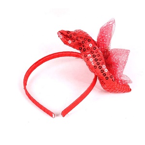 Bán buôn thiết lập của dễ thương màu đỏ Bowknot tóc Phụ KiệN Cổ Tích Cây Đũa Thần làm bằng kim loại cho Halloween dịp chất lượng tuyệt vời - Product Image 3