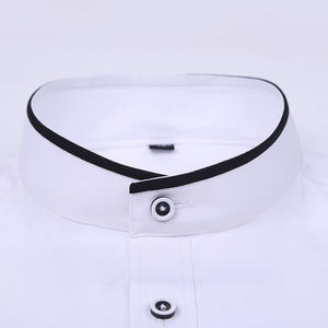 <strong>Men</strong> Slim Fit Cotton <strong>Shirt</strong> Mandarin Collar Dress <strong>Shirt</strong> <strong>for</strong> <strong>Men</strong> - Product Image 6
