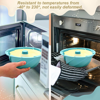 Moule de support de gâteau en silicone antiadhésif sans BPA Cyclone Design moule à gâteau outils de cuisson parfaits dans la cuisine à domicile