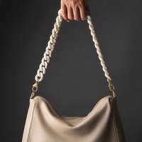 Deepeel RM087 100cm Accessoires de sac Bandoulière de remplacement en chaîne pour la réparation de sacs à main et de pochettes, fournitures de bricolage pour l'artisanat du cuir