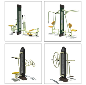 Appareil elliptique trois faces durable et résistant pour l'entraînement en extérieur, le renforcement musculaire et l'entraînement en plein air - Product Image 3