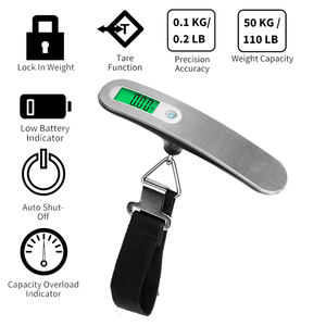 여행용 50kg 디지털 웨이트 머신 전기 교수형 수하물 저울 - Product Image 2