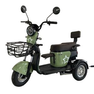 Tricycle électrique 48v pour adultes, scooter motorisé à 3 roues, motorisé, side-car ouvert - Product Image 6