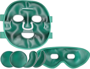 Masque rafraîchissant pour les yeux et le visage de qualité médicale ChillGel avec technologie anti-gonflement, compresse de glace pour les yeux, sac de soins personnels - Product Image 1
