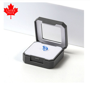 Estuche de exhibición de gemas de plástico personalizado LAIRE, caja de acrílico para almacenamiento de diamantes y joyas - Product Image 1