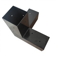 Support de Canopée en Acier Inoxydable, Support d'Angle Droit à Trois Voies