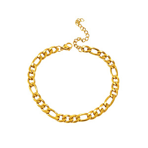 Stainless Steel 3:1 NK Chain Bracelet Geometric Design Unisex Jewelry Fashion Accessory - Product Image 5