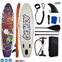ACEHERO Planche de Stand Up Paddle Gonflable à Vendre Directement de l'Usine, Durable, Technologie Drop Stitch, Écologique, Planche de Surf à 3 Ailerons, Prix Abordable