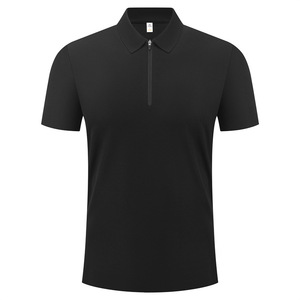 Camiseta Polo de Nailon de Color Sólido de Secado Rápido para Uso Diario de Manga Corta - Product Image 4