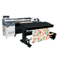 Impresora de inyección de tinta eco-solvente de alta velocidad I3200 híbrido UV de gran formato para papel tapiz de tela pegatina de coche máquina de plóter de PVC