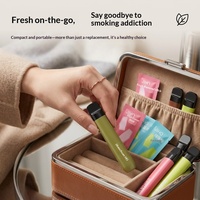 Filtres à cigarettes jetables en métal portables aromatisés à la menthe et aux fruits – Fraîcheur sans fumée pour homme et femme, idéaux pour les déplacements