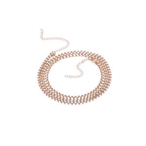 <span class=keywords><strong>KOMI</strong></span> — collier Body longues avec pompon en cristal pour femmes, chaînes de corps <span class=keywords><strong>Sexy</strong></span>, chaînes de couleur or et argent, col licou, été, plage, A70222 - Product Image 4