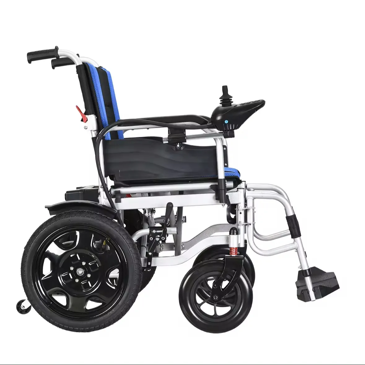 Precio de fábrica Silla de ruedas para discapacitados Escalada fuerte Scooter potente Silla de ruedas eléctrica ligera plegable portátil