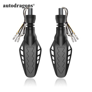Luz de Señal de Giro Bicolor de 16 LED para Motocicleta, Luz de Circulación Diurna DRL para Moto - Product Image 3