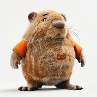 Jouets en peluche personnalisés de haute qualité castor marmotte jouets en peluche grandes dents avec longue peluche