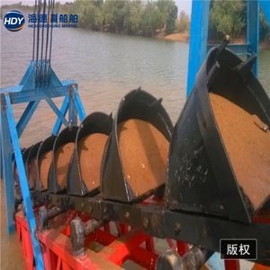 Pontones Flotantes <span class=keywords><strong>de</strong></span> 100 cm, Barcaza <span class=keywords><strong>de</strong></span> Dragado <span class=keywords><strong>de</strong></span> Arena, Sistema <span class=keywords><strong>de</strong></span> Transporte por Cadena <span class=keywords><strong>de</strong></span> Cangilones, Embarcaciones Mineras - Product Image 4