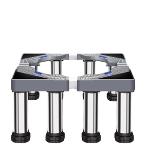 Support en acier inoxydable pour <span class=keywords><strong>machine</strong></span> <span class=keywords><strong>à</strong></span> <span class=keywords><strong>laver</strong></span> et climatiseur, base de réfrigérateur, utilisation domestique, installation facile, étagère de rangement, assemblage - Product Image 1