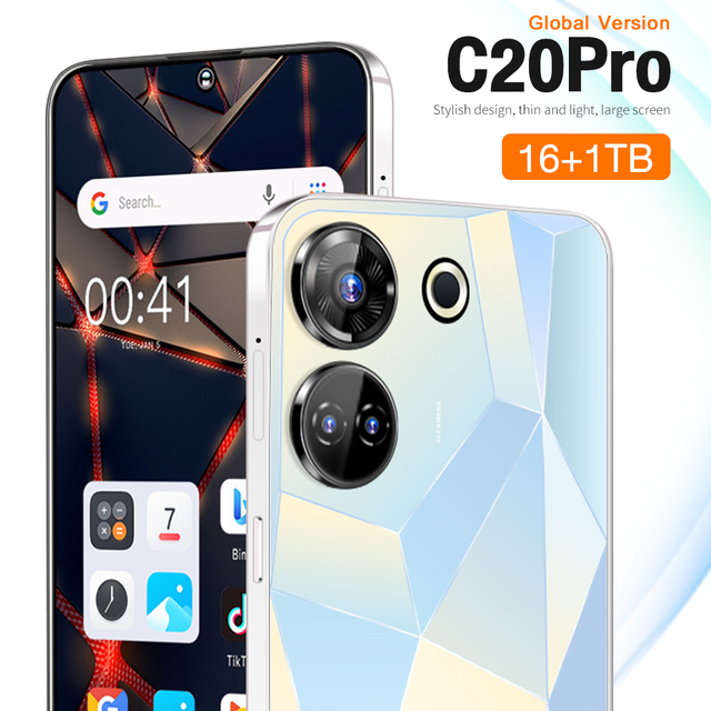 C20 Pro the Ultimate 7.3 Full Display Android 5G-Smartphone with 16GB RAM 1TB Storage and 10-Core Power