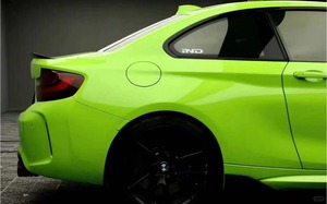 Gloss <strong>Fluorescent</strong> Green Car Wrap Film PVC Auto <strong>Vinyl</strong> <strong>Color</strong> Change Material Anti-Scratch Protection Function - Product Image 4