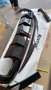 Convient pour Audi A4, mise à niveau de rétrofit, S4 <span class=keywords><strong>RS4</strong></span>, kit carrosserie, aileron arrière, fibre de carbone sèche, lèvre de pare-chocs arrière universelle, diffuseur arrière - Product Image 3