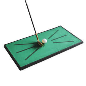 Tapis d'entraînement <span class=keywords><strong>de</strong></span> <span class=keywords><strong>golf</strong></span> <span class=keywords><strong>personnalisé</strong></span> pour l'analyse <span class=keywords><strong>de</strong></span> la trajectoire du <span class=keywords><strong>balle</strong></span>, portable, en velours, pour la correction du swing, cages et tapis d'entraînement - Product Image 2