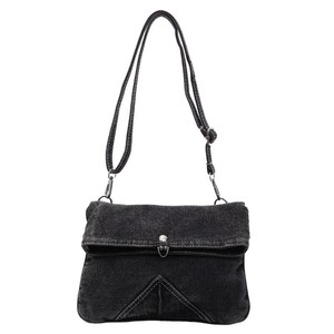 Bolsos Tote Casuales de Mezclilla a la Moda para Mujer, Cierre de Cremallera, Decoración de Cadenas, Portátiles, Impermeables IP56, de Poliéster, Venta al Por Mayor - Product Image 6