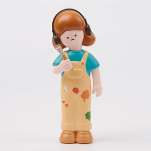 Figura de acción de vinilo premium, miniatura de chica con diseño artístico en 3D para exhibición coleccionable en el hogar - Product Image 1