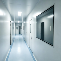 Porte hermétique pour salle blanche d'hôpital, porte médicale hermétique avec fenêtre d'observation pour salle d'opération