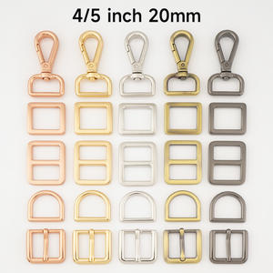 20mm 25mm 38mm siyah Metal baskı kanca ayarlanabilir Metal çanta toka <span class=keywords><strong>D</strong></span> halka Metal tri-glide için toka çanta sırt çantası çanta - Product Image 2