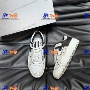 Calzado Deportivo de Lujo Unisex para Hombre y Mujer, de Cuero Genuino con Cierre de Cordones, para Caminar y Correr en Verano y Otoño, Estilo Moncler - Product Image 3