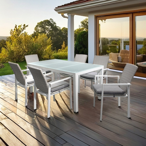 Moderno Elegante Ristorante Tavolo <span class=keywords><strong>e</strong></span> Sedia <span class=keywords><strong>Da</strong></span> <span class=keywords><strong>Giardino</strong></span> In Rattan Wicker Patio Furniture Sconto Set <span class=keywords><strong>Da</strong></span> Pranzo All'aperto - Product Image 1