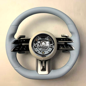 พวงมาลัยหนังปรับแต่งได้สำหรับ W203 W204 Mercedes Benz <span class=keywords><strong>AMG</strong></span> W205 W211 W212 W213 W221 <span class=keywords><strong>W124</strong></span> W176 W177คลาส C E S - Product Image 1