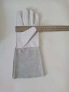 Fabrik preis Handarbeit Sicherheits schweiß gerät Ziegenleder Rindsleder Argon Mig Arc Wig Leder Schweiß handschuhe - Product Image 5