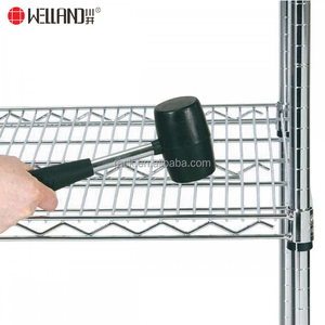 Ağır Modern Metal raflar depo raf plastik kutu 8 katmanlı ayarlanabilir raf tekerlekli - Product Image 6