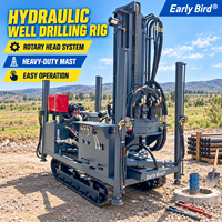 Machine de forage de puits d'eau de 300 m, sur mesure, avec pieds hauts, portable