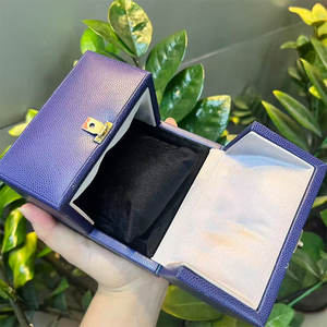 Factory Wholesale In Stock Custom Brand Bangle <b>Box</b> With Luxury Packaging Bag & Paper <b>Box</b> For Women,Leather Double Door <b>Ring</b> <b>Box</b> - Product Image 4