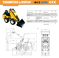 Untuk Berbagai Proyek Konstruksi, Skid Steer Loader Kondisi Baru Ini Mendukung Layanan Kustomisasi Warna dan Logo Gratis