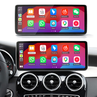 Senyet 2026 - Tableau de bord fin - Écran tactile IPS - Système Linux - Résolution 12,3 pouces - CarPlay sans fil intégré - Android Auto