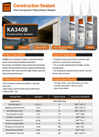 Soudure polyuréthane monocomposant multi-usage flexible PU40 600ml pour joints de béton en construction