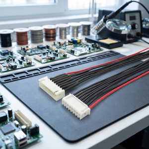 สายเคเบิลอะแดปเตอร์ OEM Amp Tyco Molex พร้อมขั้วต่อ สายไฟหุ้มฉนวนทองแดงเคลือบดีบุก ความยาว 200 มม. มาตรฐาน IP44 - Product Image 6