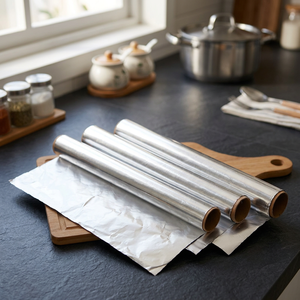 Rouleaux de papier aluminium SINGHANIA de qualité alimentaire, directement de l'usine, pour restaurants de restauration rapide, épicerie, livraison de bonbons - Product Image 1