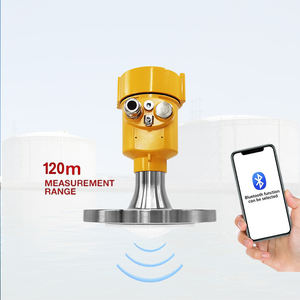 Transmetteur de niveau radar Fournisseur Hebei Précision 0,1% Indicateur de niveau de réservoir <span class=keywords><strong>en</strong></span> aluminium et acier inoxydable Capteur de niveau radar à faible coût - Product Image 1