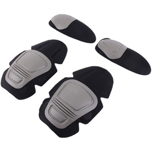 HB407 STOCK Gris Negro Verde Personalizado, Protector Deportivo para Esquí, Ciclismo y Trabajo, Juego de 4 Piezas de Rodilleras y Coderas - Product Image 2