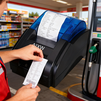 AIXW Precio Barato 58mm POS Impresora Térmica de Recibos con Bluetooth 3 Pulgadas para Supermercado Restaurante