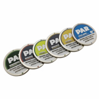 Marqueurs de balle de golf en métal personnalisés avec différents designs et votre propre logo, marqueur de balle de golf magnétique pour Zyn Boger Par