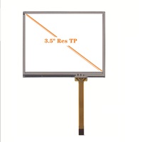 Panel Layar Sentuh Resistif All-in-One 3,5 Inci 4-kawat 5-kawat Open Frame Kustomisasi Pabrik ODM OEM untuk Industri