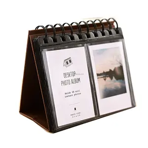 Desktop Photocard Binder Display Mini Foto 'S Album Bureaukalender Staand Met Zakken Voor Foto 'S